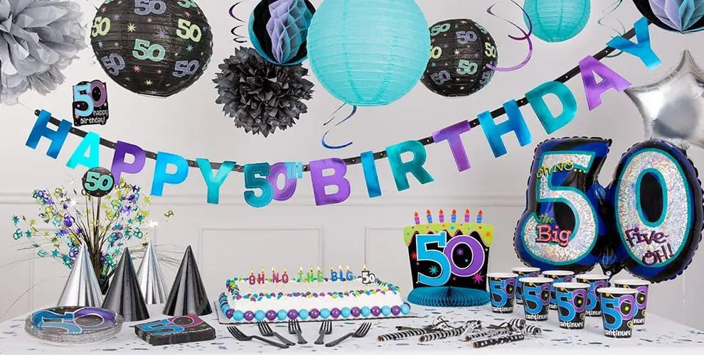 50th Birthday Party Themes 