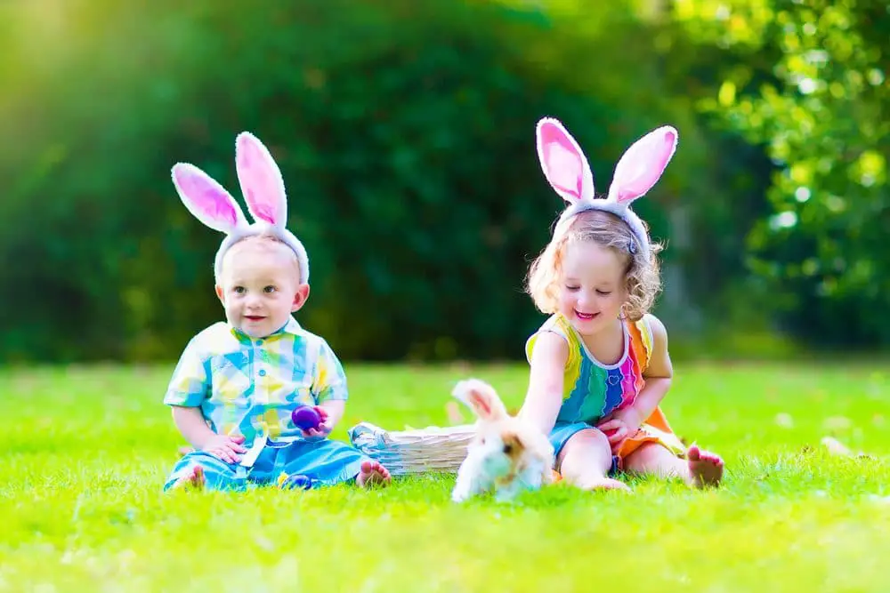 Kids Dressed as Easter Bunnies - Best Easter Gifts For Toddlers