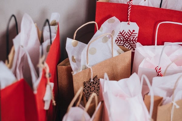 paper bags as gifts