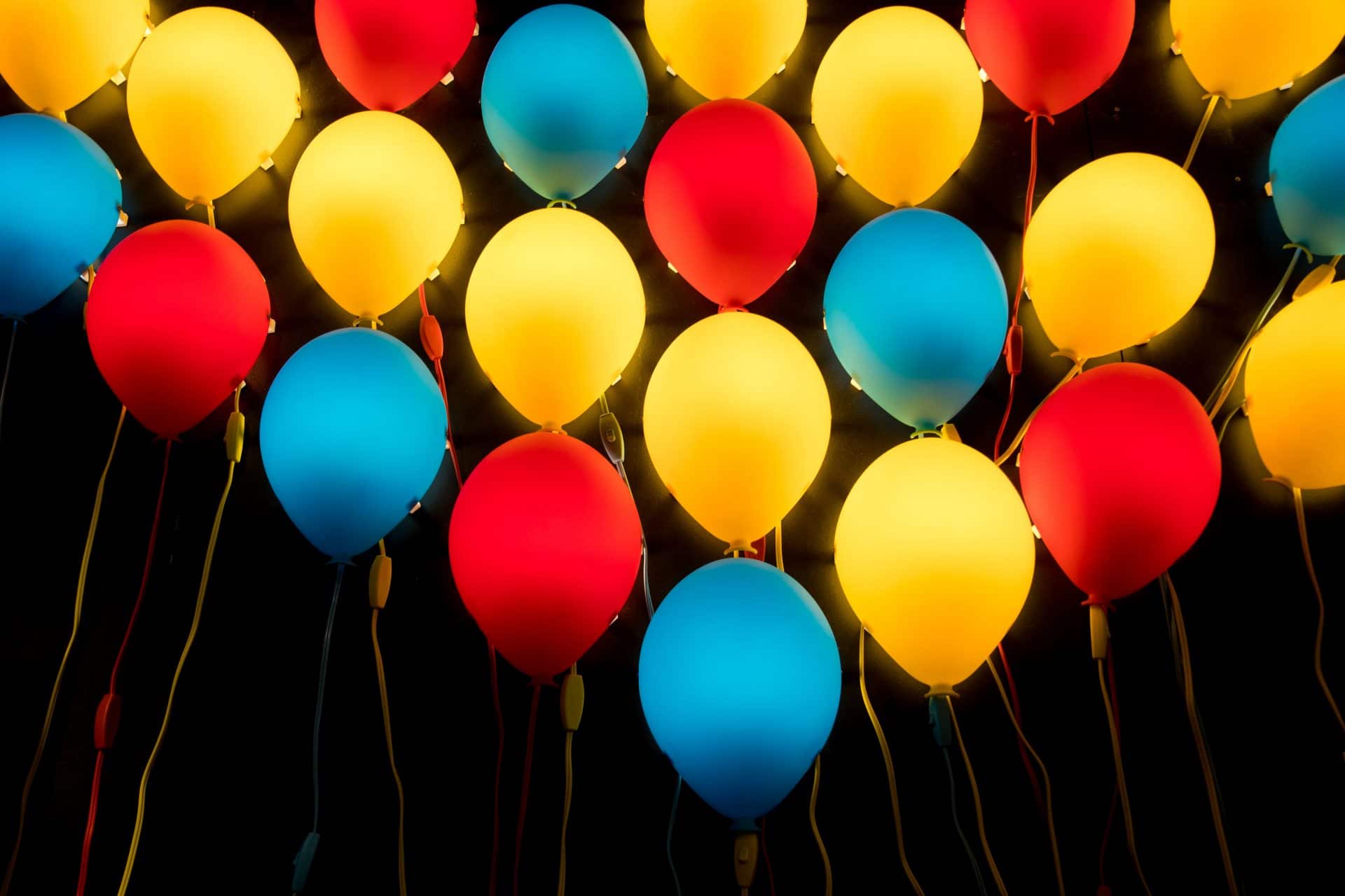 colorful baloons