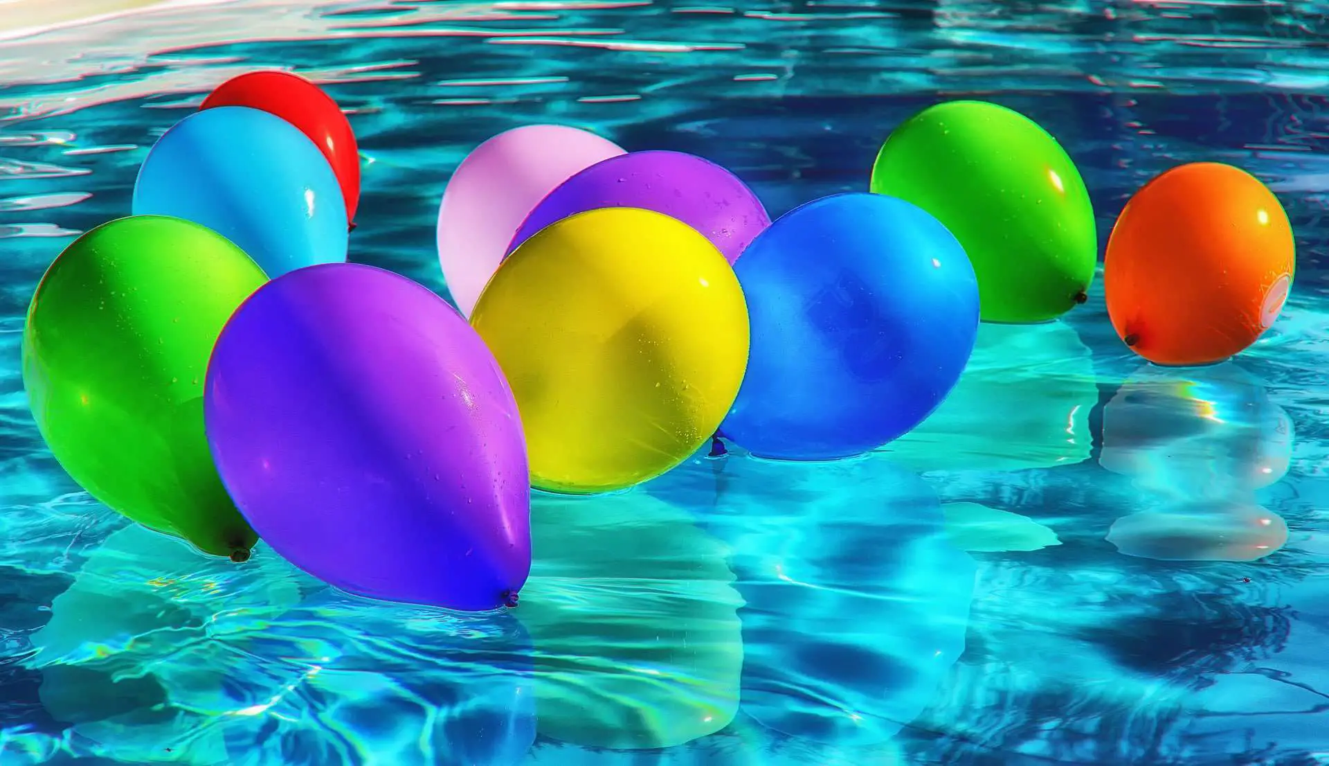 pool party ideas balloons-colorful-ballons-color-
