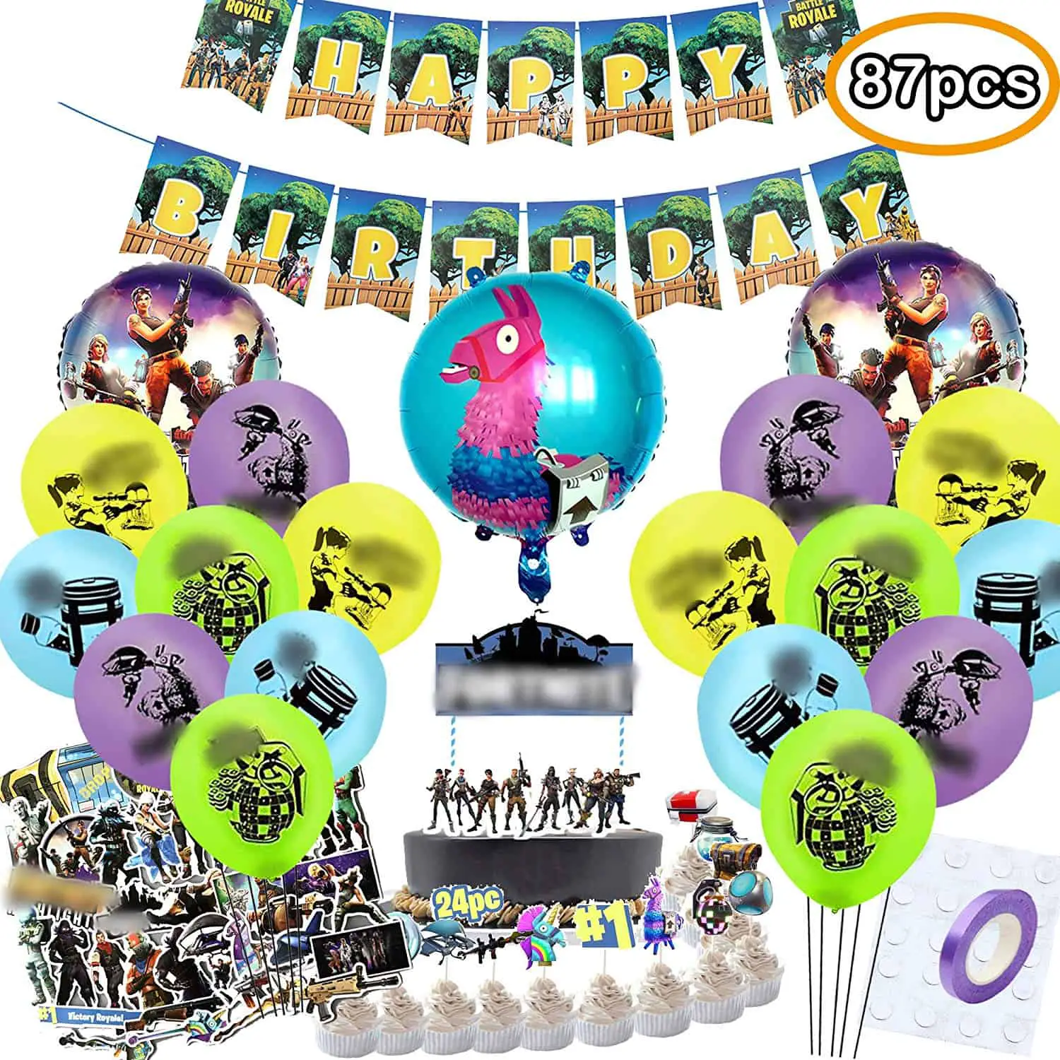 TOYOYO Video Game Party Supplies for Birthday Party